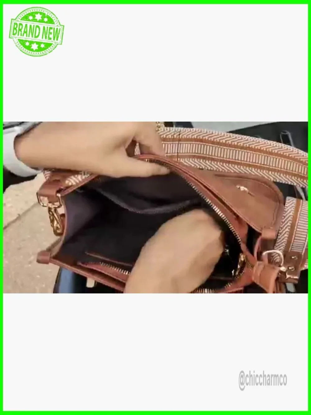 Vegan Leather Crossbody Hobo Bag with Adjustable Guitar Strap, 2-Piece Set